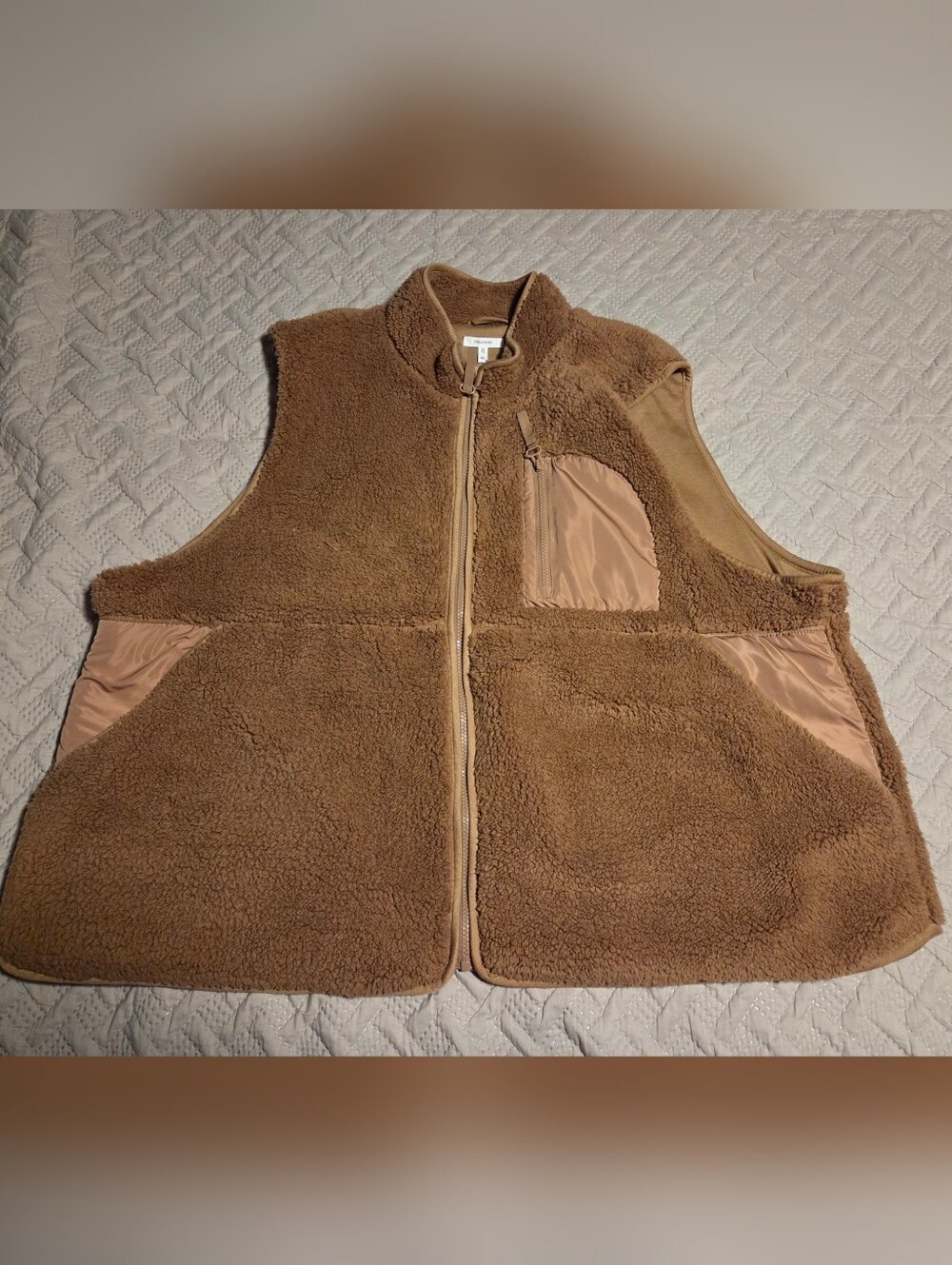 Maurices Women's Plus Size Brown Teddy Vest 4X EUC
